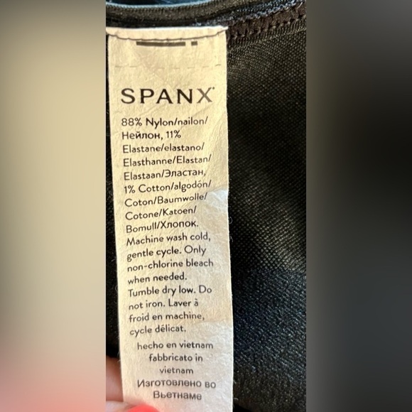 NEW w/o Tags SPANX Power Series Black Shapewear Butt Lifting Bodysuit Size 3X - Picture 6 of 7